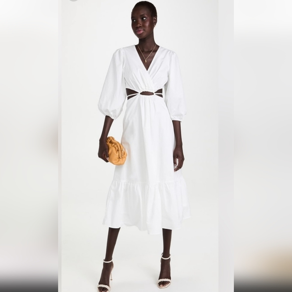 ASTR the Label White Cutout Dress